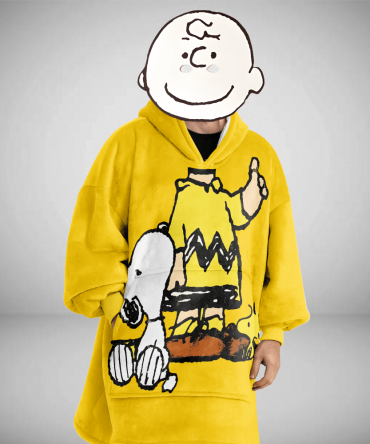 Snoopy Adult C.B. Unisex Blanket Hoodie