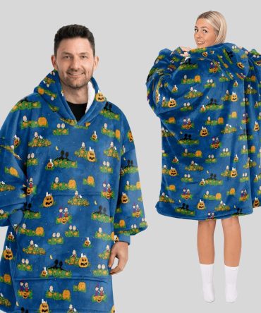 Adult Great Pumpkin Unisex Blanket Hoodie