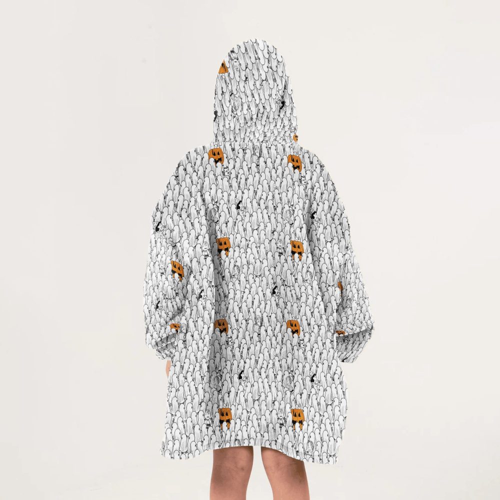 Kid Great Pumpkin Unisex Blanket Hoodie - Image 2