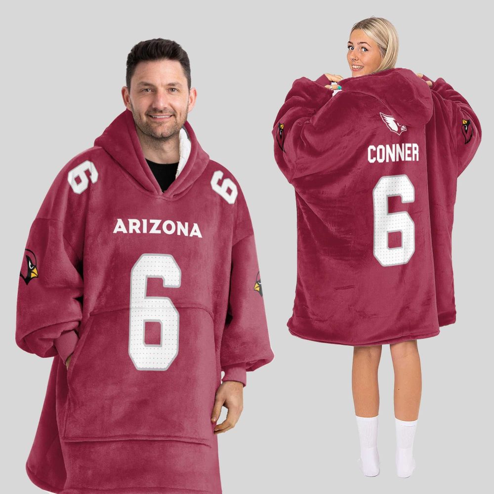 Arizona Cardinals Football Unisex Blanket Hoodie