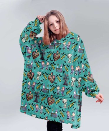 Kid Peanuts Snoopy Halloween Candy Magic Unisex Blanket Hoodie