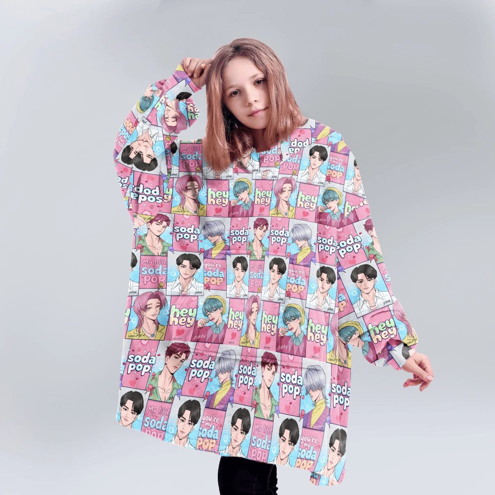 Soda Pop Unisex Blanket Hoodie