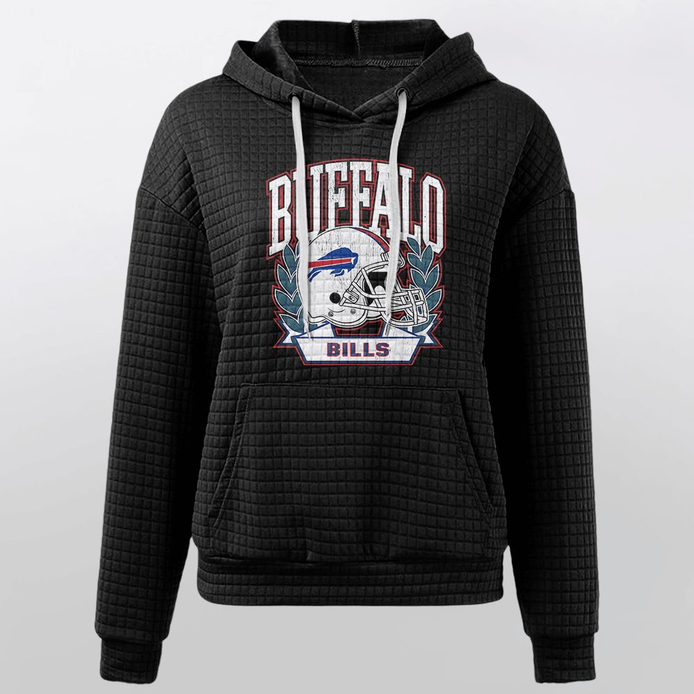 Unisex Buffalo Waffle Hoodie - Image 4