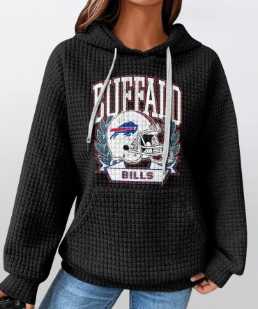 Unisex Buffalo Waffle Hoodie