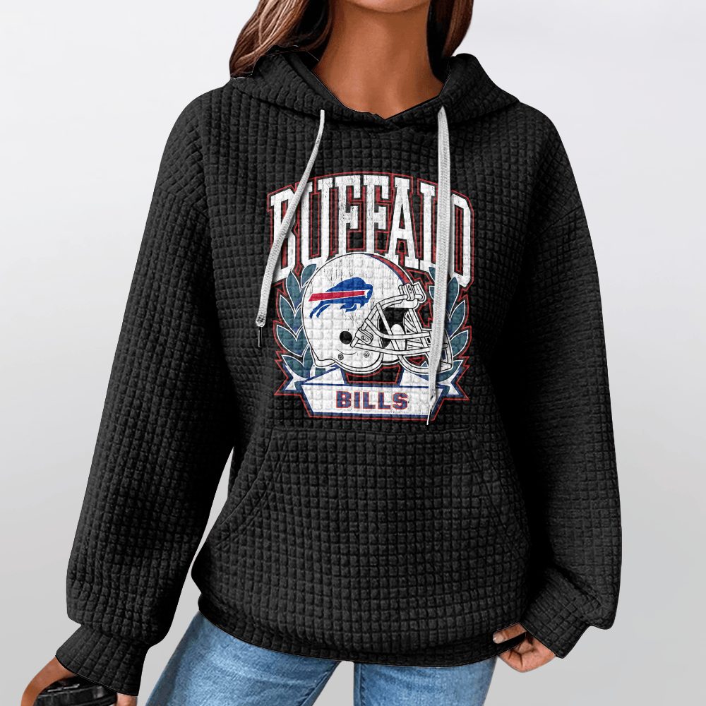Unisex Buffalo Waffle Hoodie