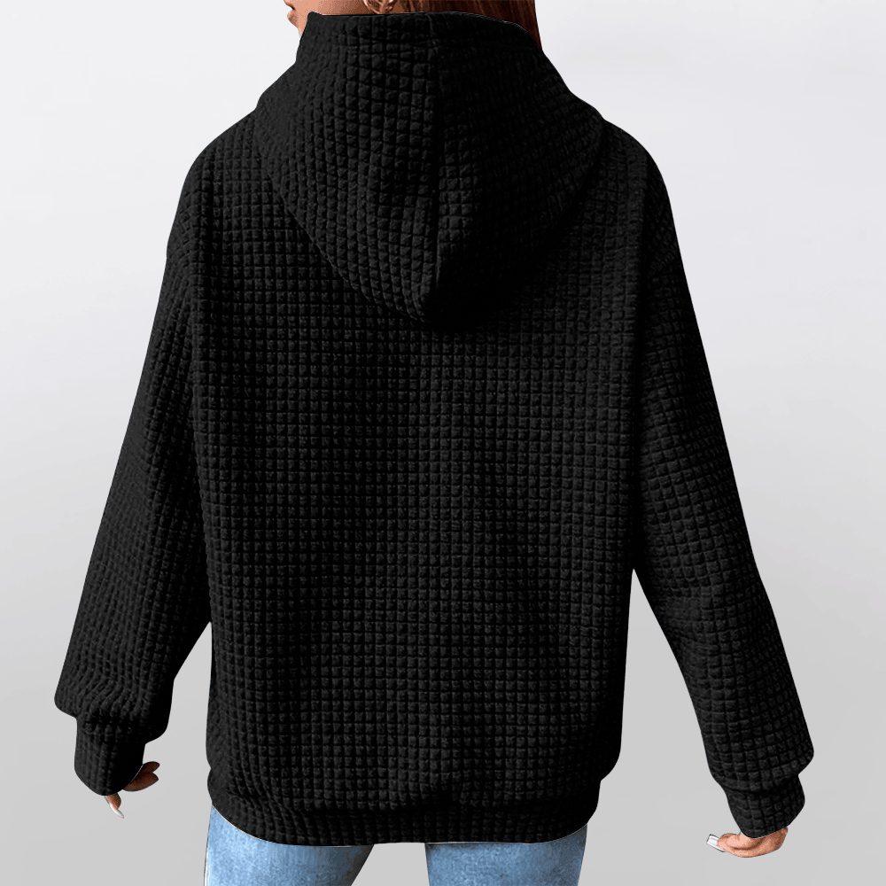Unisex Buffalo Waffle Hoodie - Image 2