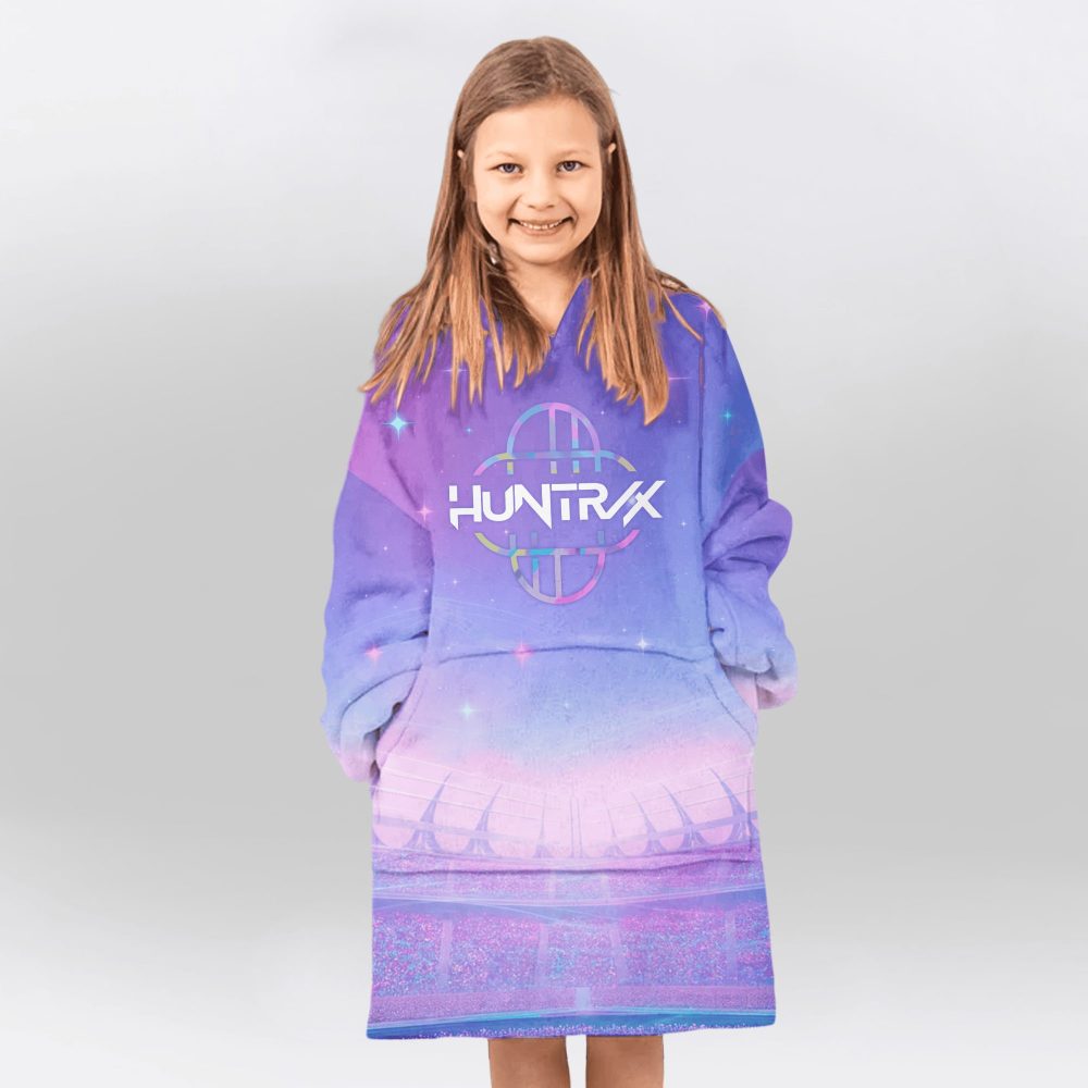 Huntr/X Pop Stage Unisex Blanket Hoodie - Image 2
