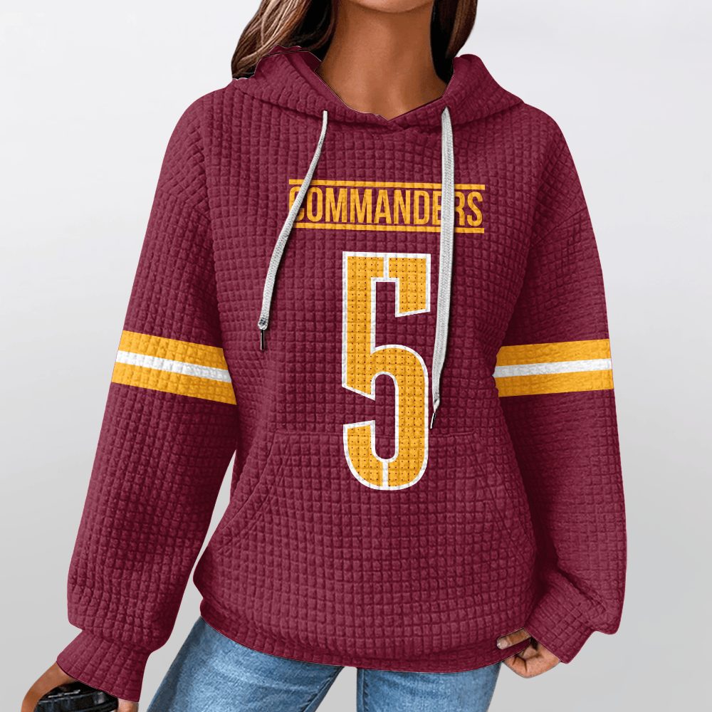 Unisex Washington J.D 5 Waffle Hoodie - Image 2