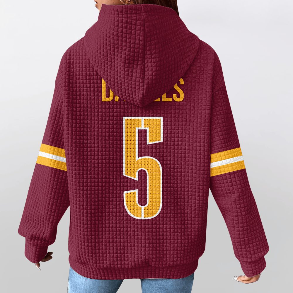 Unisex Washington J.D 5 Waffle Hoodie - Image 4