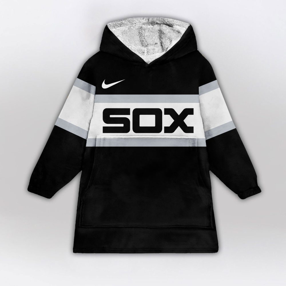 Chicago White Sox Mlb Design Blanket Hoodie Custom Name And Number - Image 2