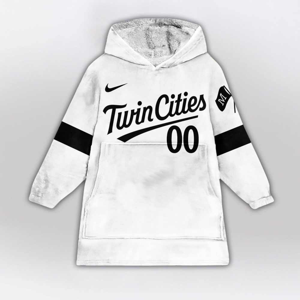 Minnesota Twins Mlb Design Blanket Hoodie Custom Name And Number - Image 2