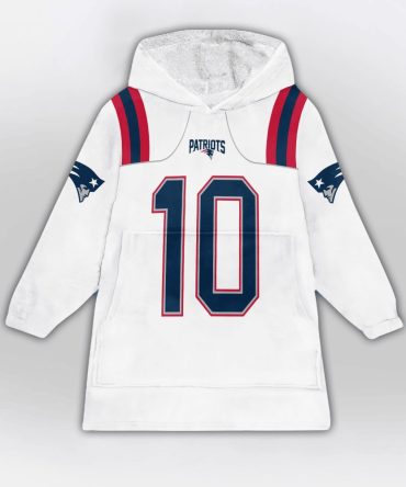 D.M 10 New England Football Unisex Blanket Hoodie