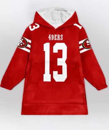 B.P 13 San Francisco Football Unisex Blanket Hoodie