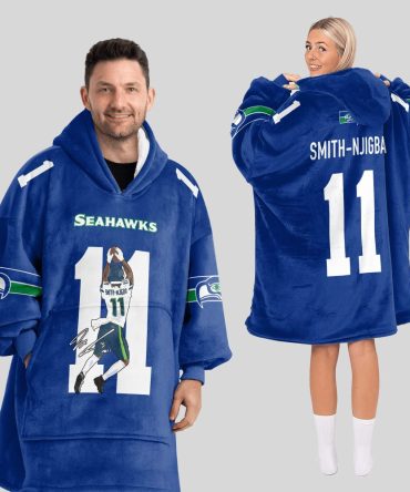 S.N 11 Seattle Football Unisex Blanket Hoodie