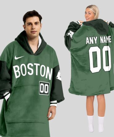 Boston Red Sox Mlb Design Blanket Hoodie Custom Name And Number