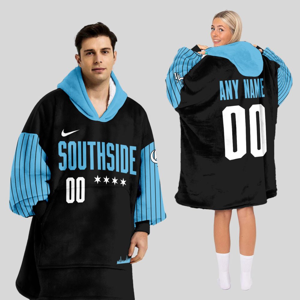 Chicago White Sox Mlb Design Blanket Hoodie Custom Name And Number