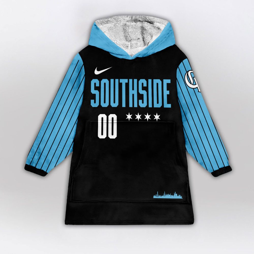 Chicago White Sox Mlb Design Blanket Hoodie Custom Name And Number - Image 2