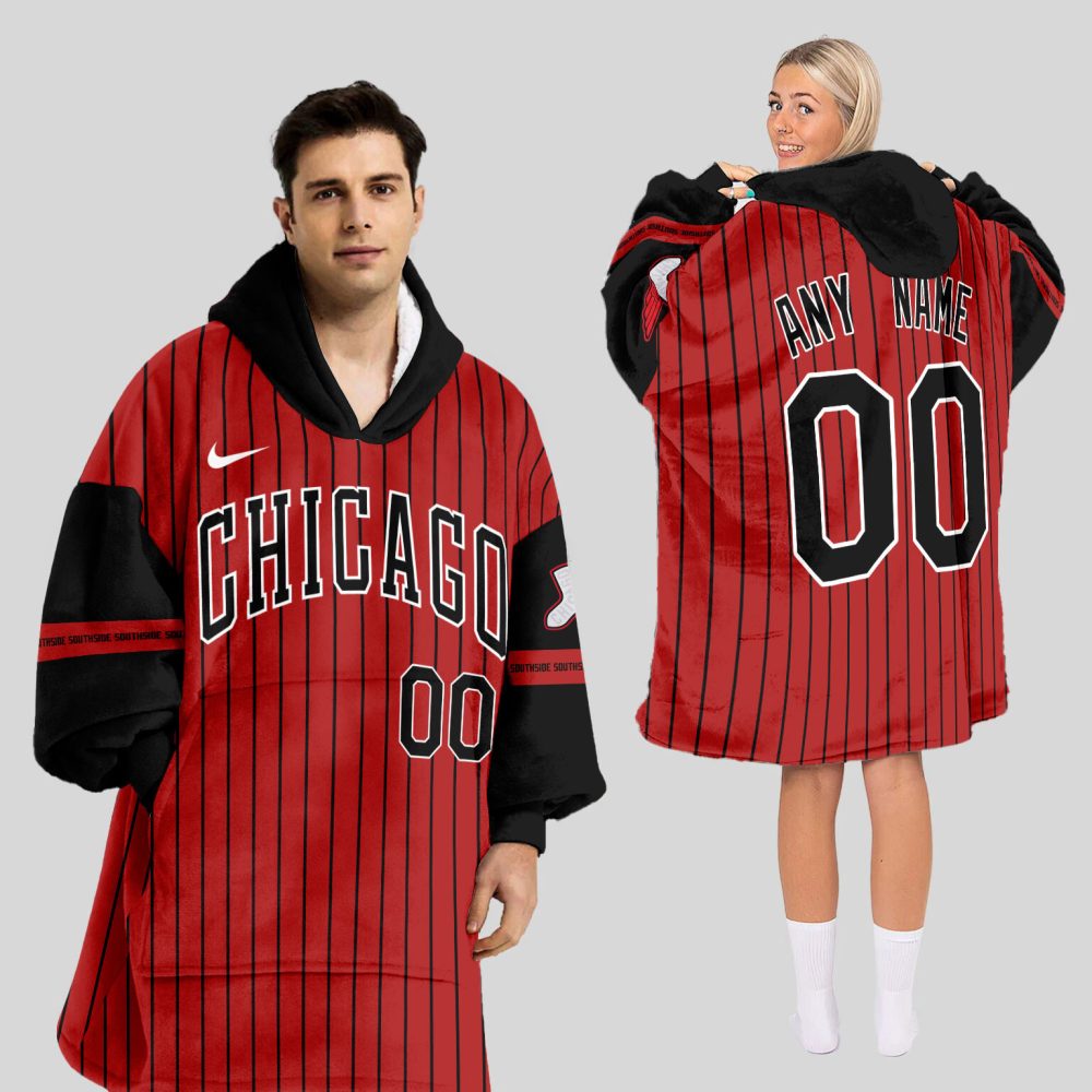 Chicago White Sox Mlb Design Blanket Hoodie Custom Name And Number