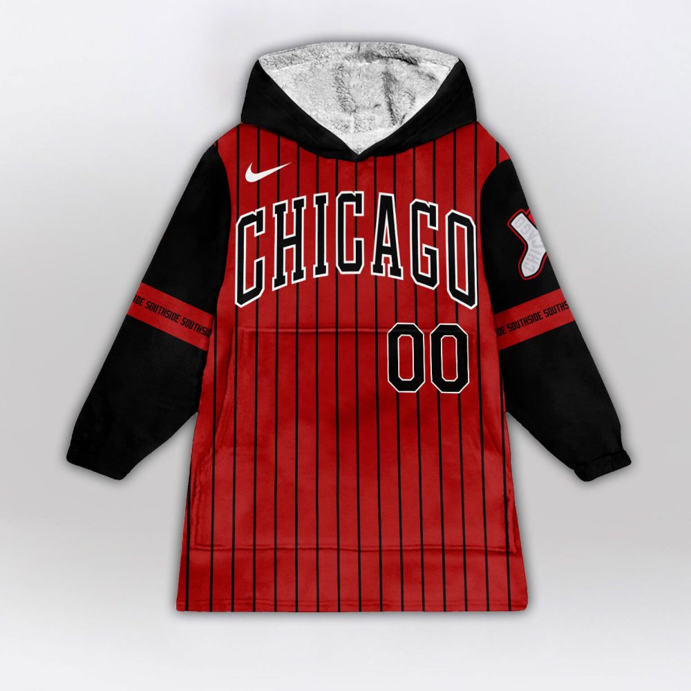 Chicago White Sox Mlb Design Blanket Hoodie Custom Name And Number - Image 2