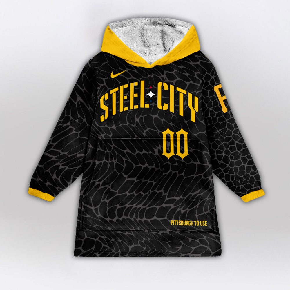 Pittsburgh Pirates Mlb Design Blanket Hoodie Custom Name And Number - Image 2