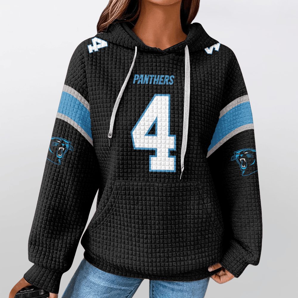 Unisex Carolina Waffle Hoodie - Image 2