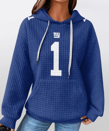 Unisex New York G M.N 1 Waffle Hoodie