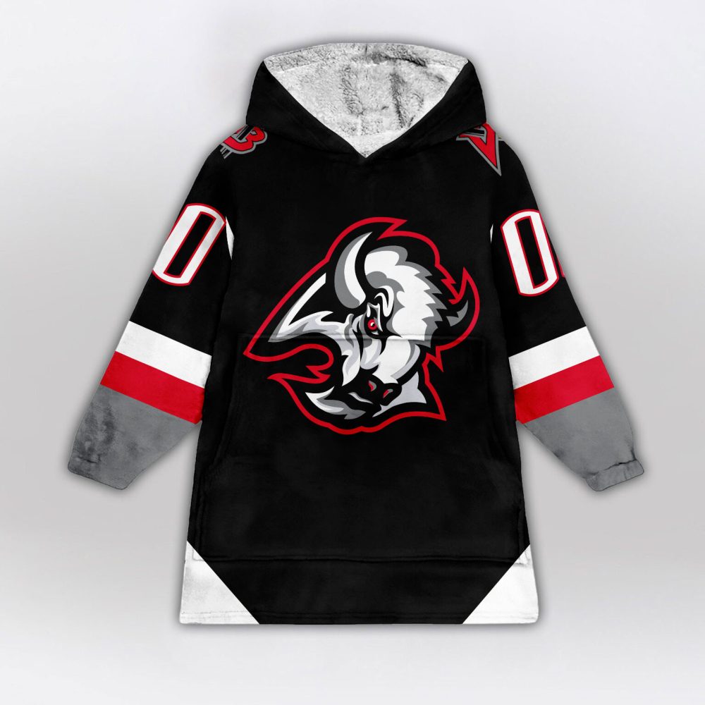 Buffalo Sabres Blanket Hoodie Custom Name And Number - Image 2