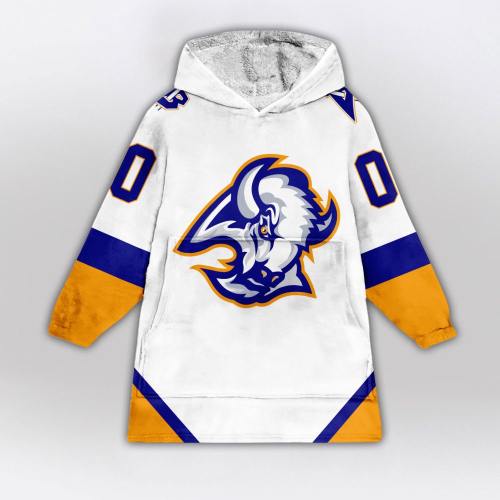 Buffalo Sabres Blanket Hoodie Custom Name And Number - Image 2