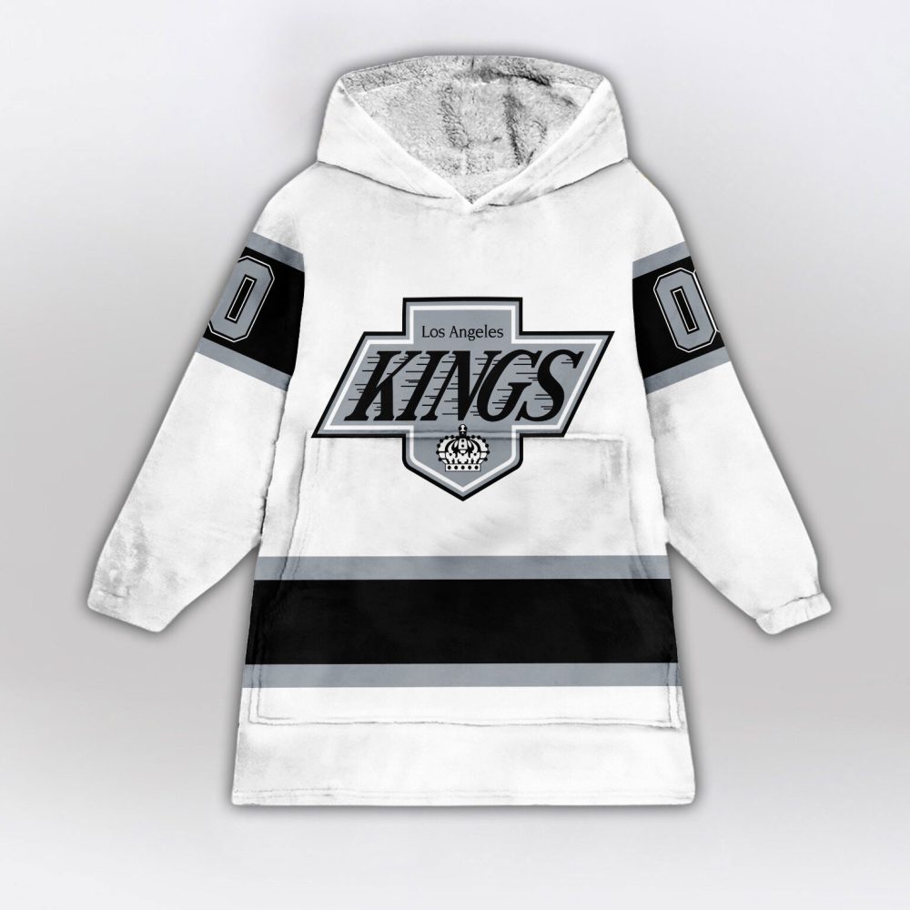 Los Angeles Kings Blanket Hoodie Custom Name And Number - Image 2