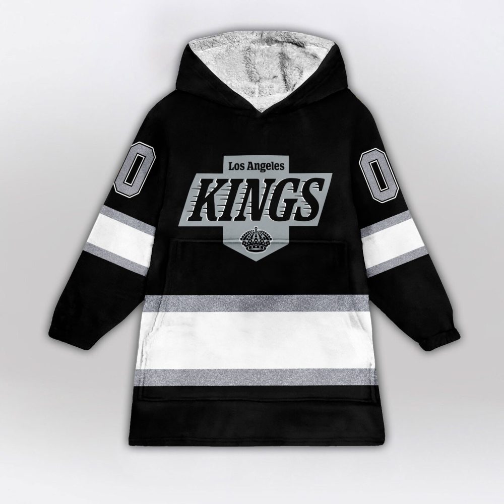 Los Angeles Kings Blanket Hoodie Custom Name And Number - Image 2