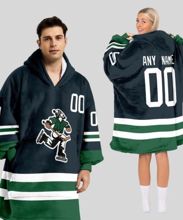 Vancouver Canucks Blanket Hoodie Custom Name And Number