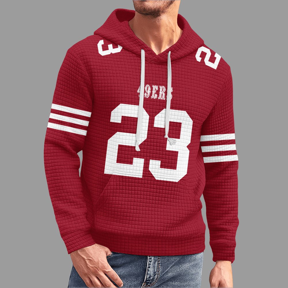 Unisex San Francisco C.M 23 Waffle Hoodie - Image 3