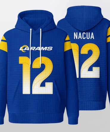 Unisex Los Angeles R P.N 12 Waffle Hoodie