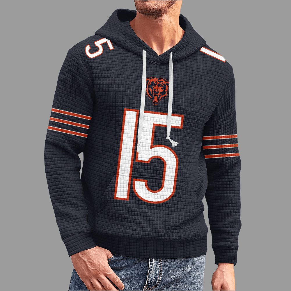 Unisex Chicago R.O 15 Waffle Hoodie - Image 4