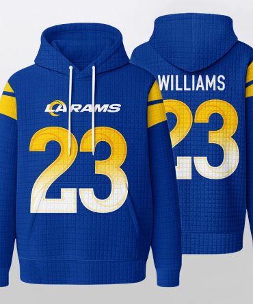 Unisex Los Angeles K.W 23 Waffle Hoodie