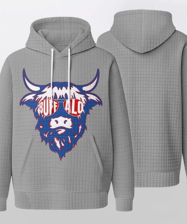 Unisex Buffalo Waffle Hoodie