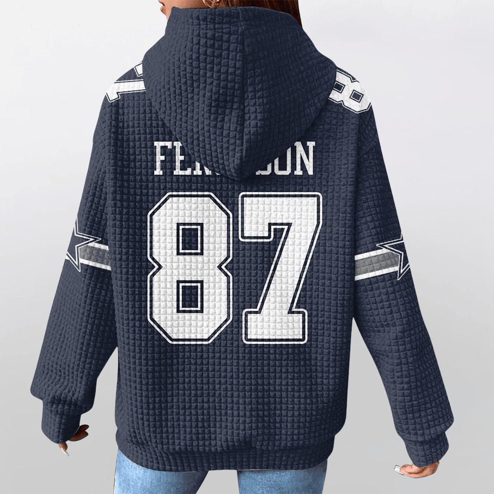Unisex Dallas 87 Waffle Hoodie - Image 4