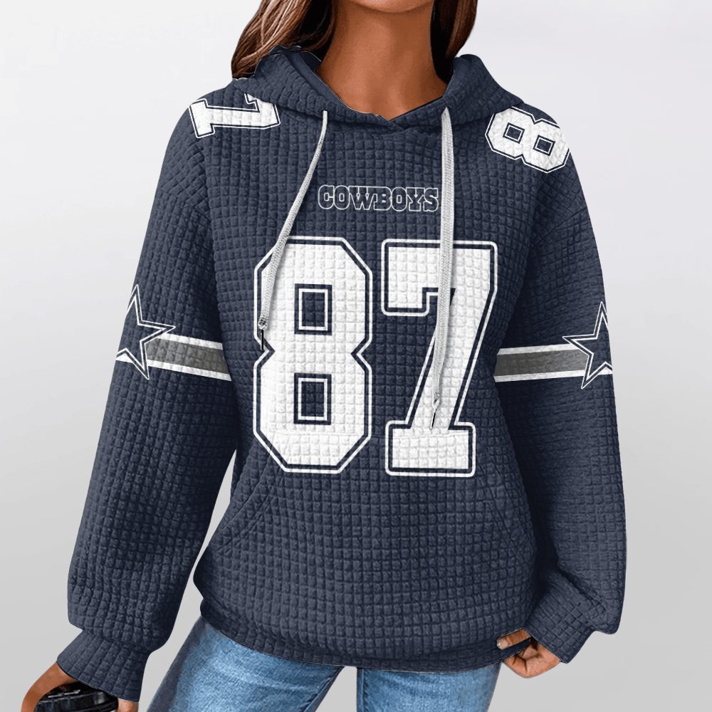 Unisex Dallas 87 Waffle Hoodie - Image 3