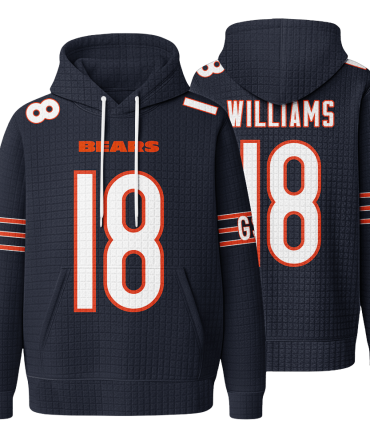 Unisex Chicago C.W 18 Waffle Hoodie