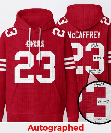 Autographed Unisex San Francisco C.M 23 Waffle Hoodie