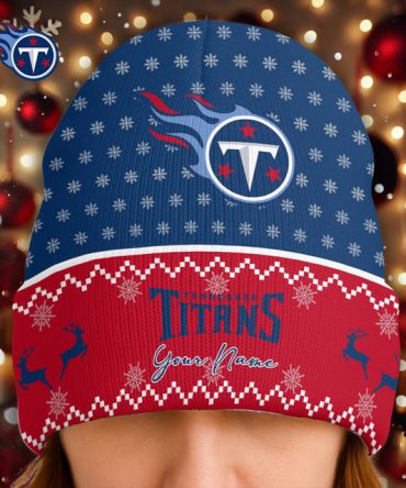 Customizable Titans Beanie - Holiday Edition, Perfect Gift For Fans!