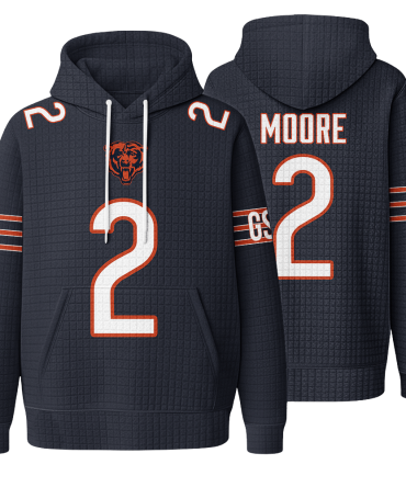Unisex Chicago D.J.M 2 Waffle Hoodie