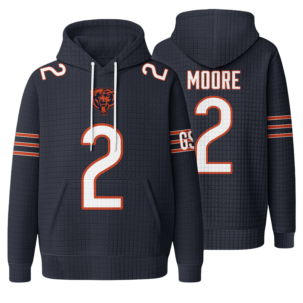 Unisex Chicago D.J.M 2 Waffle Hoodie