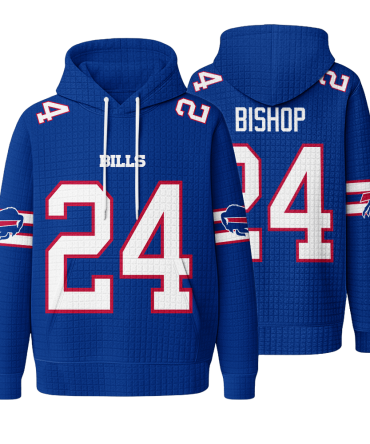 Unisex Buffalo 24 Waffle Hoodie