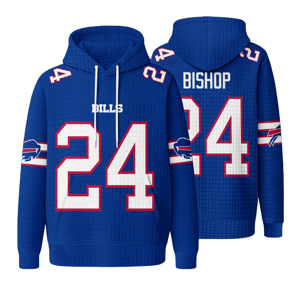 Unisex Buffalo 24 Waffle Hoodie