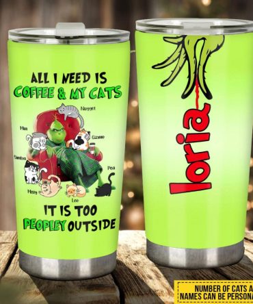 Grinch Ho Ho Ho - Personalized Stole Christmas Accent Mug
