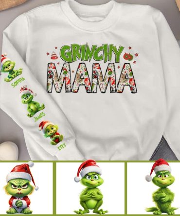 Grinch Mama - Personalized Stole Christmas All Over Shirt