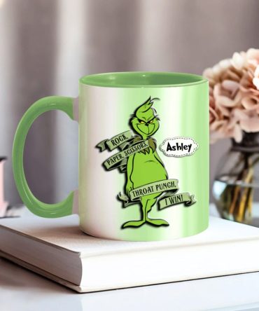 Grinch Merry Grinchmas - Personalized Stole Christmas Accent Mug