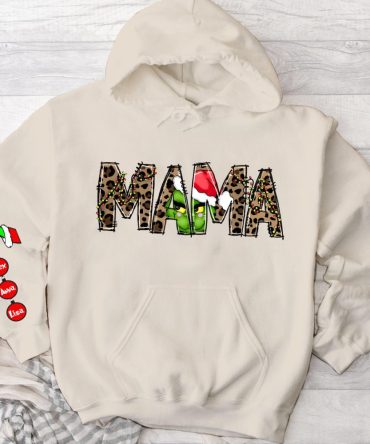 Personalized Christmas Hoodie For Mom - Personalized Stole Christmas All Over Shirt