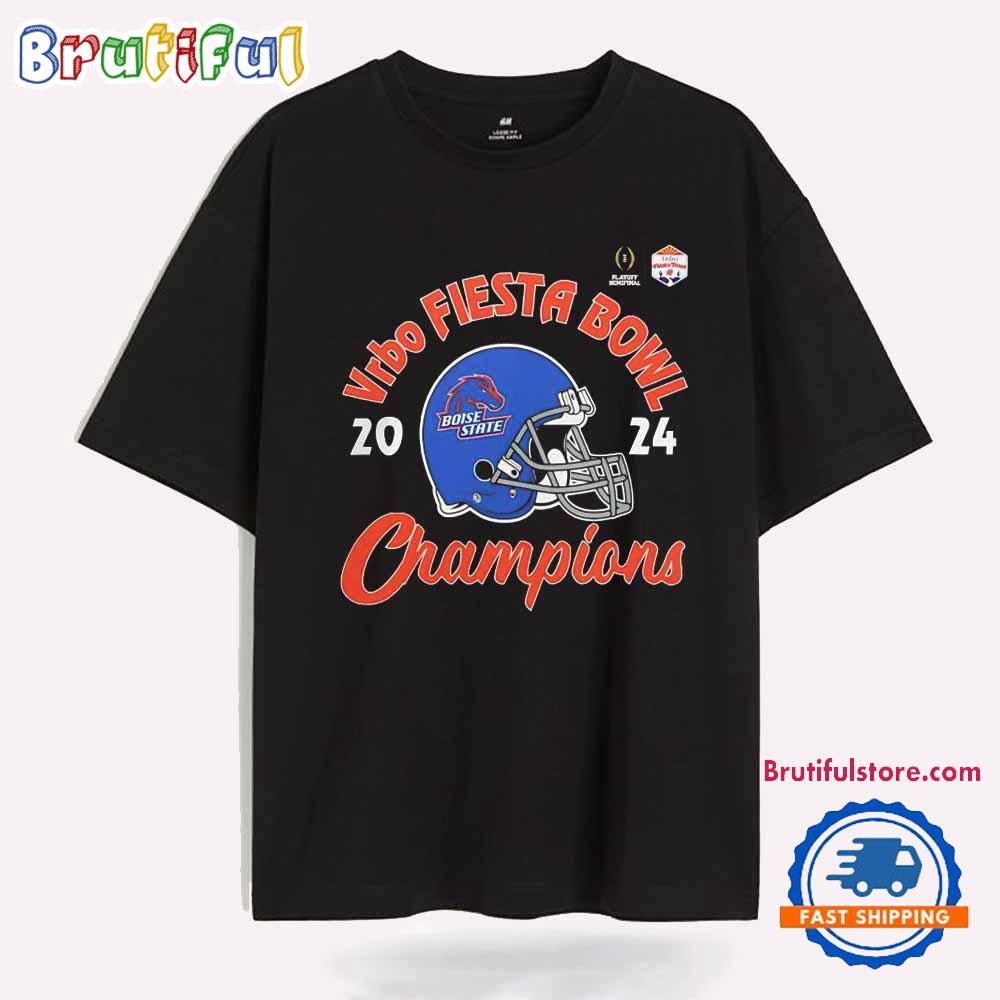2024 Boise State Broncos Fiesta Bowl Champions T Shirt